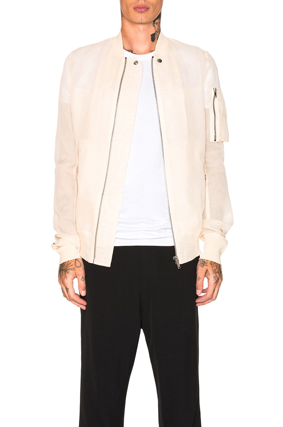 Image 1 of Rick Owens Flight Bomber in Natural