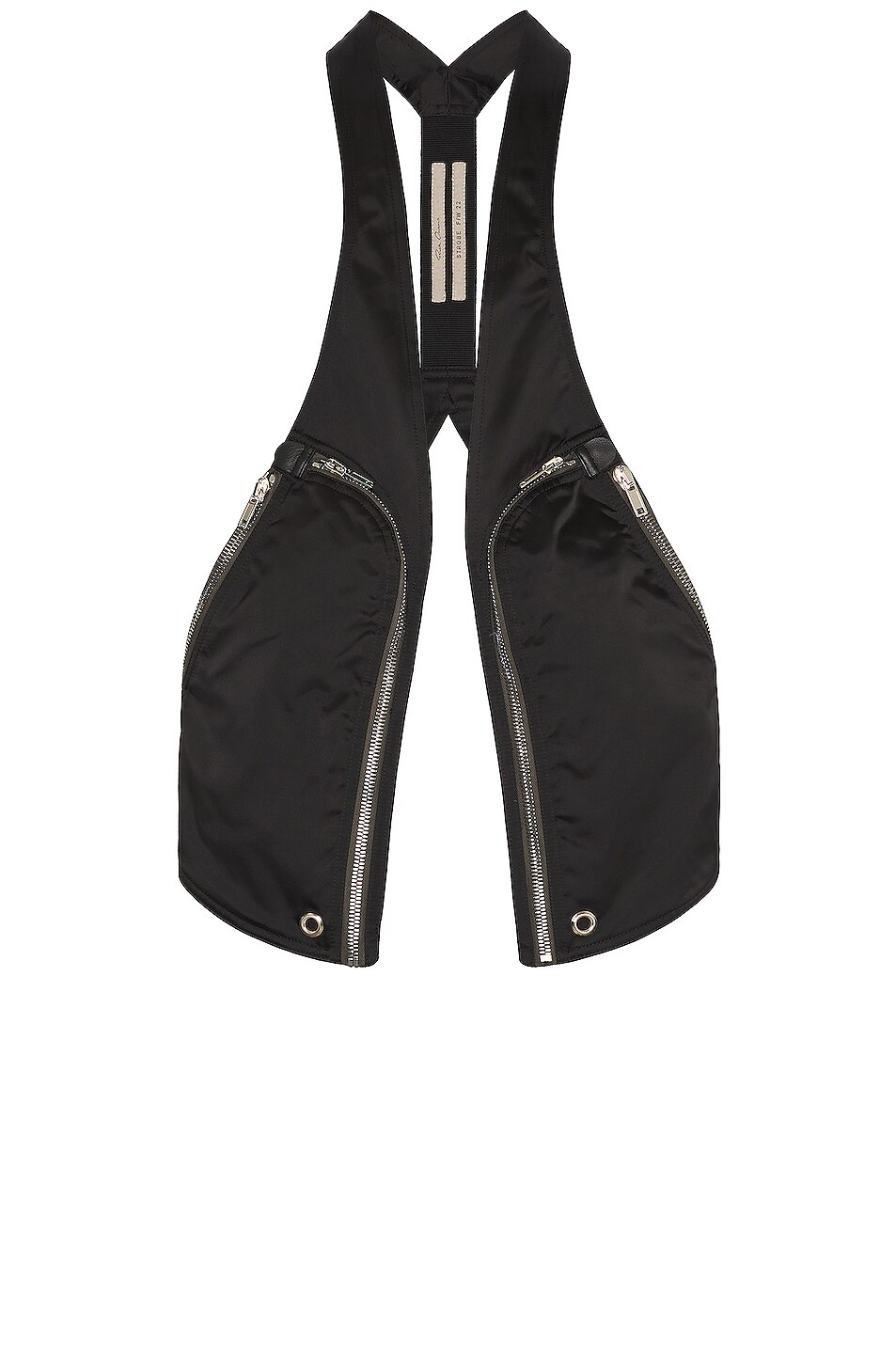 Image 1 of Rick Owens Bauhaus Vest in Black