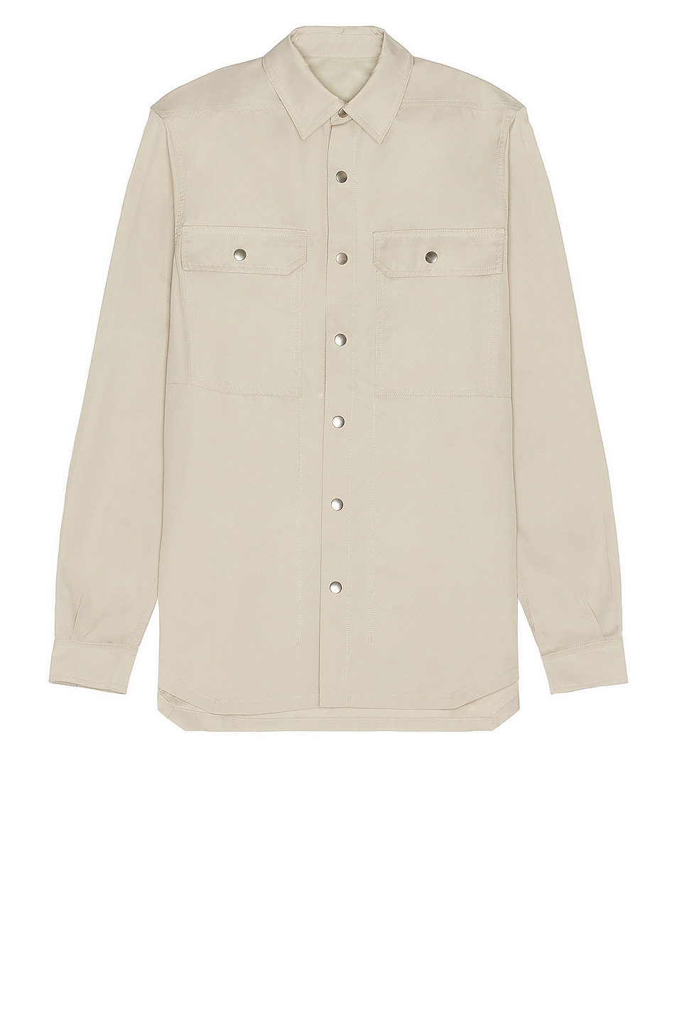 Image 1 of Rick Owens Outershirt in Pearl