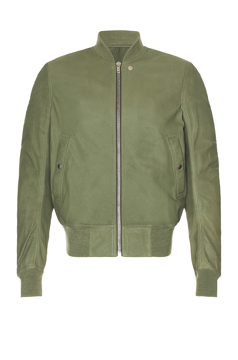 Image 1 of Rick Owens Cropped Flight Bomber in Moss