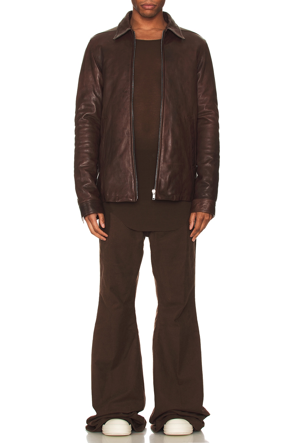 Image 1 of Rick Owens Brad Jacket in Brown