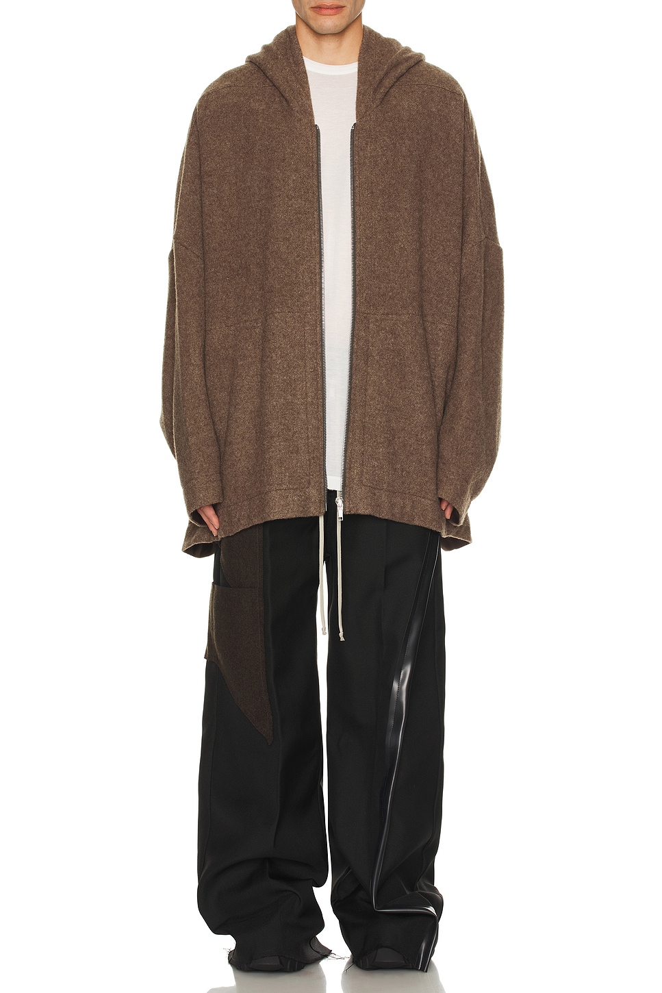 Image 1 of Rick Owens Jumbo Hooded Peter in Fawn