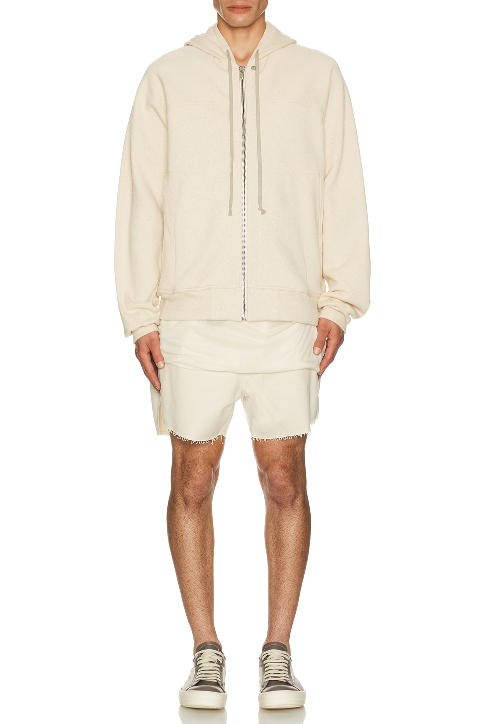 Image 1 of Rick Owens Windbreaker in Natural