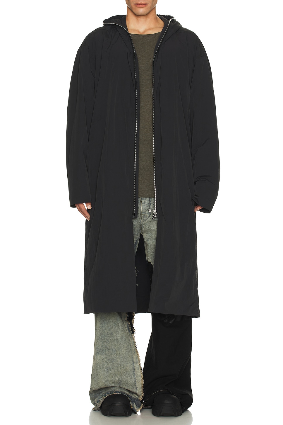 Image 1 of Rick Owens Gimp Mac Wide in Black