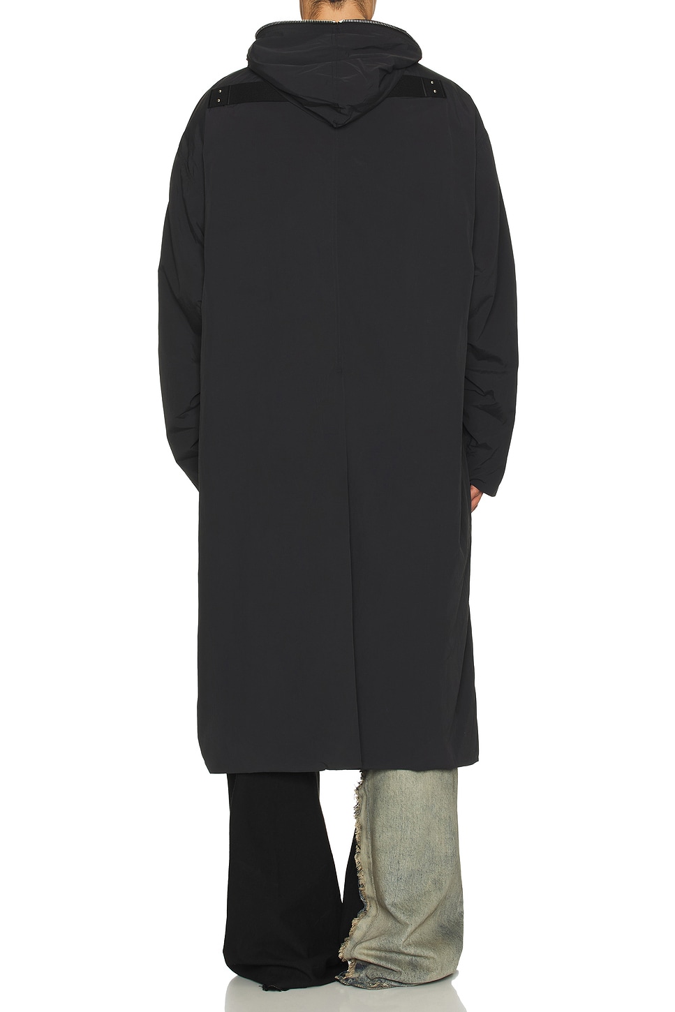 Rick Owens Gimp Mac Wide In Black