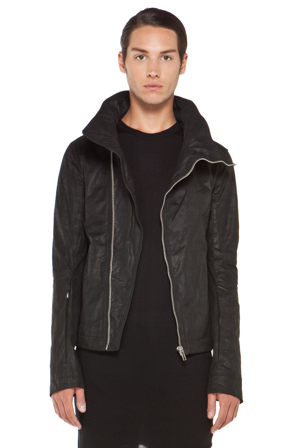 Image 1 of Rick Owens Bauhaus Jacket in Black
