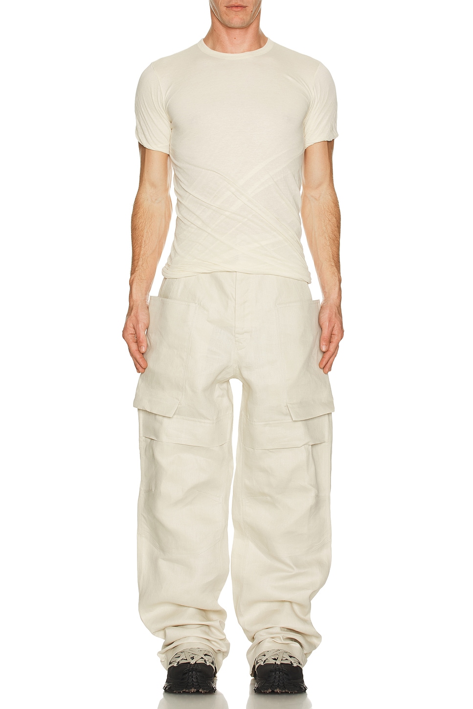 Image 1 of Rick Owens Stefan Cargo Pants in Dinge