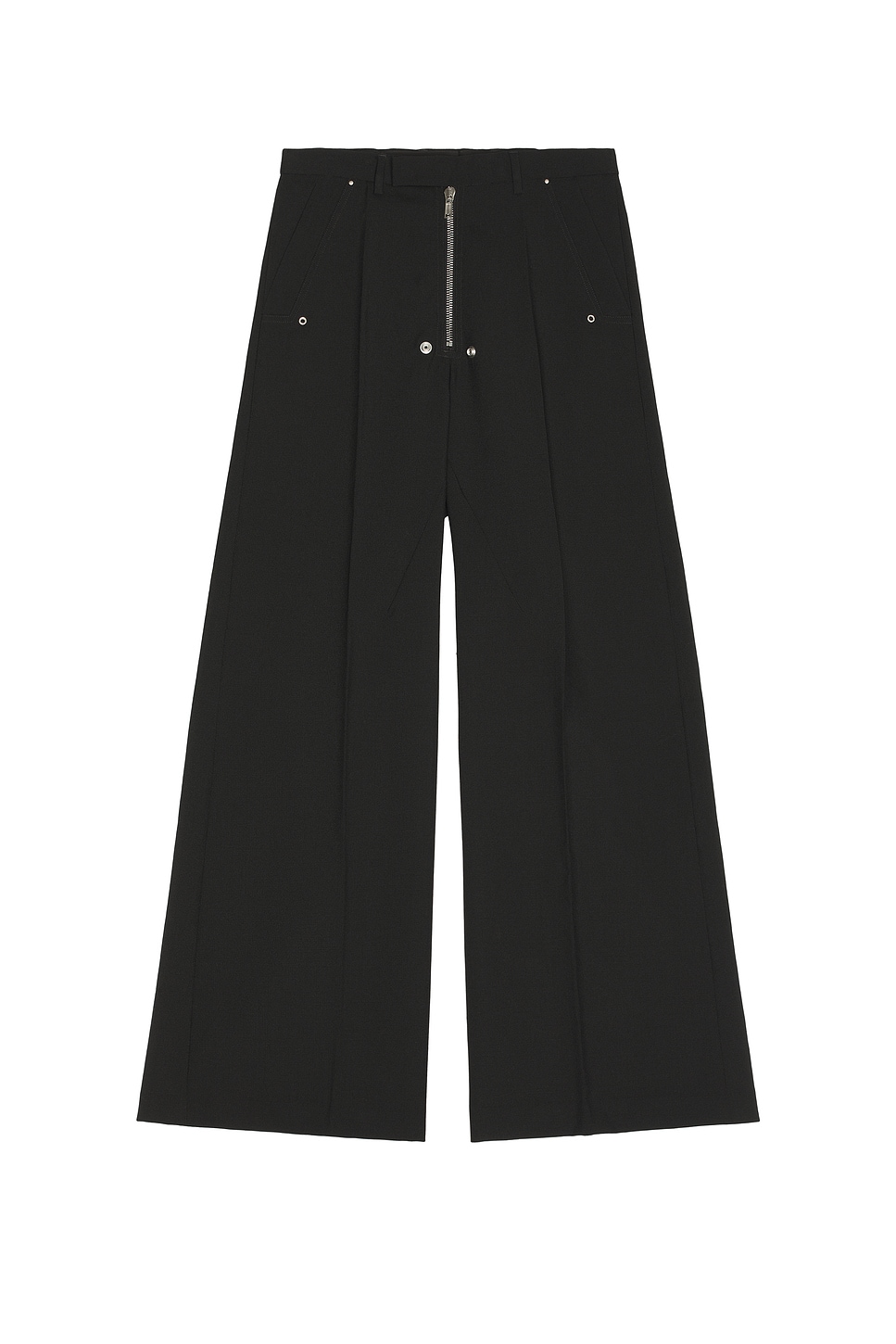 Image 1 of Rick Owens Tailored Wide Belas in Black