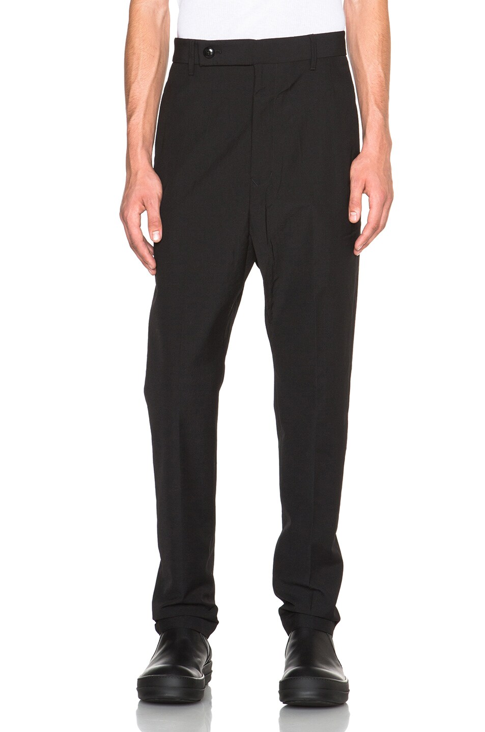 Rick Owens Astaire Tailored Pants in Black | FWRD