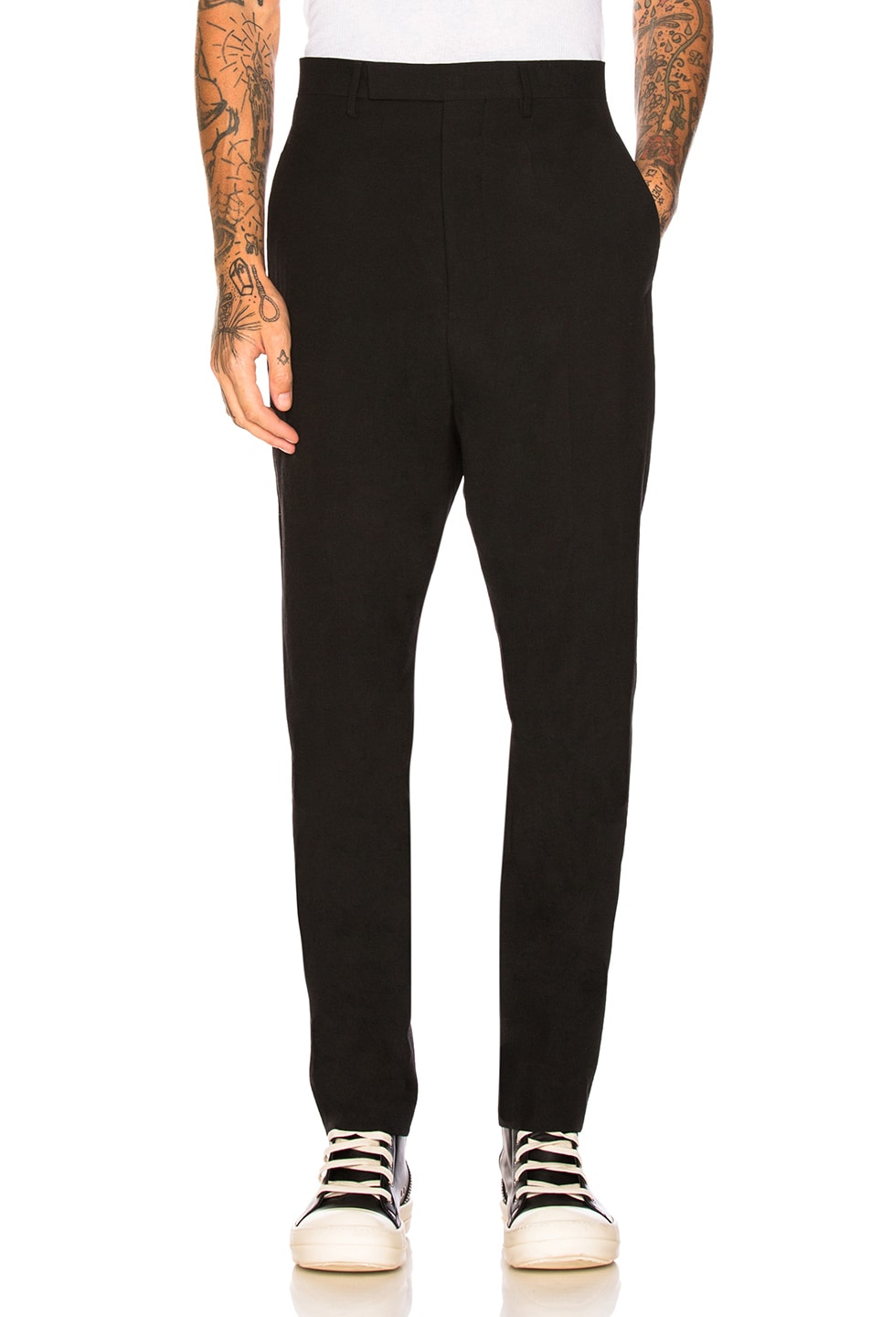 Image 1 of Rick Owens Astaire Pants in Black