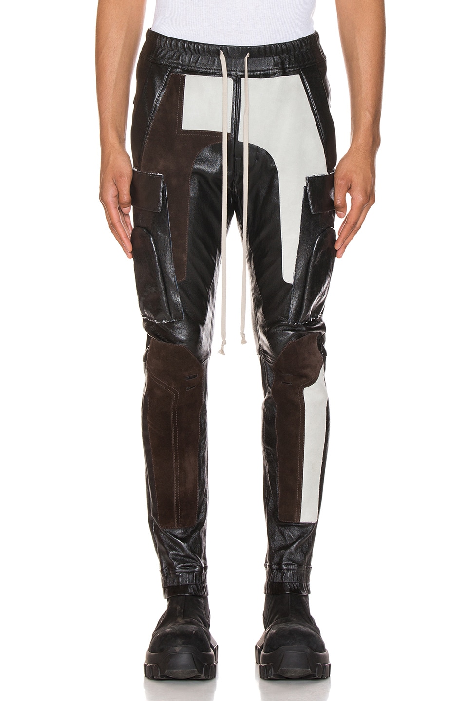 Image 1 of Rick Owens Cargo Joggers in Black