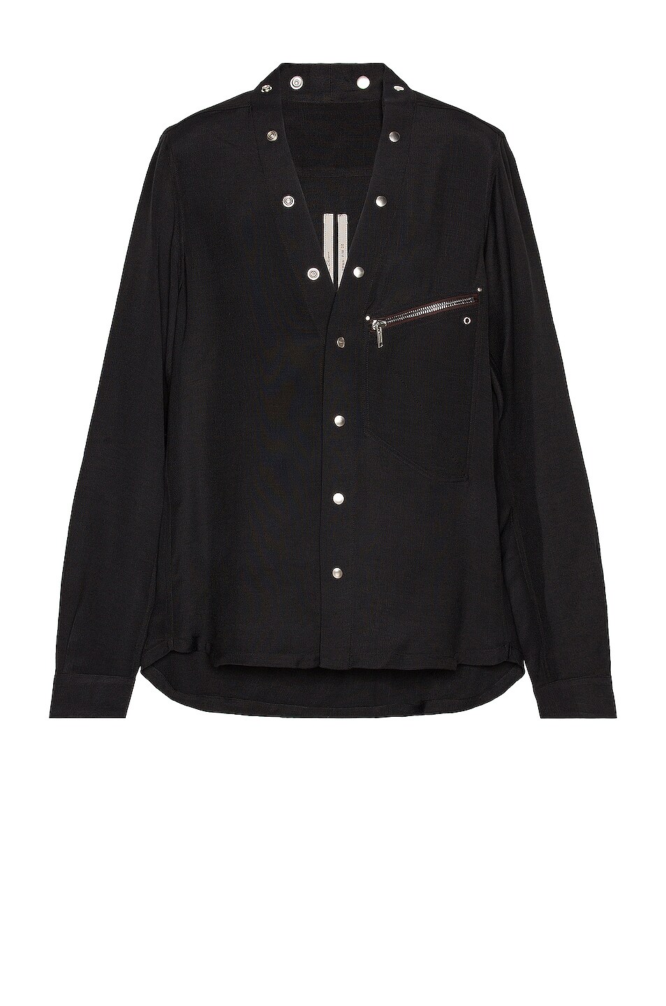Image 1 of Rick Owens Larry Shirt in Black