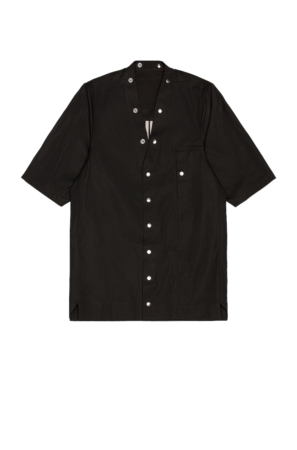 Image 1 of Rick Owens Faun Shirt in Black