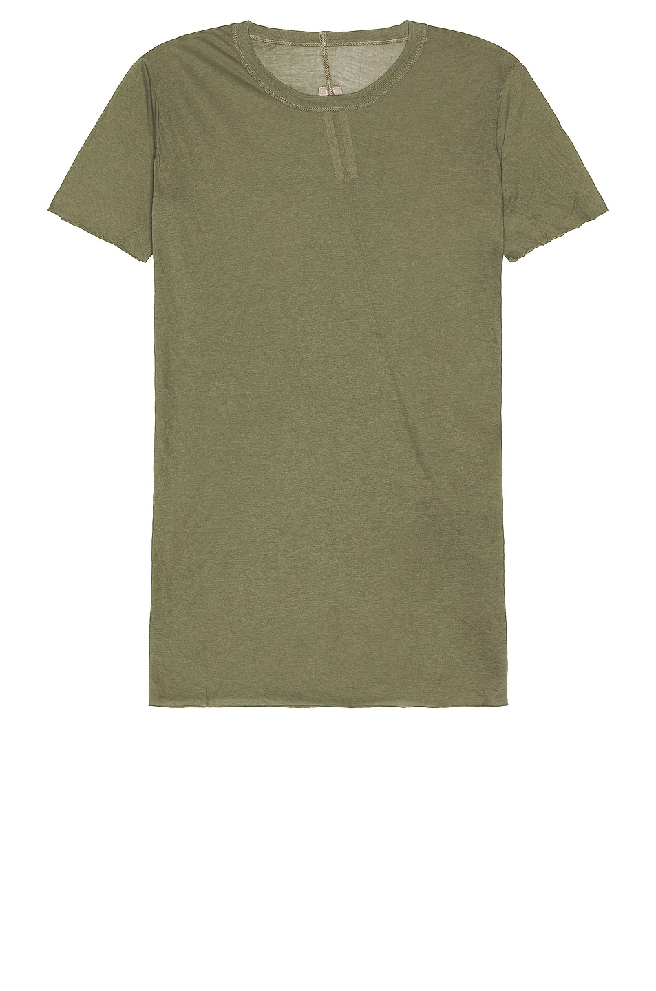 Image 1 of Rick Owens Basic Short Sleeve Tee in Moss