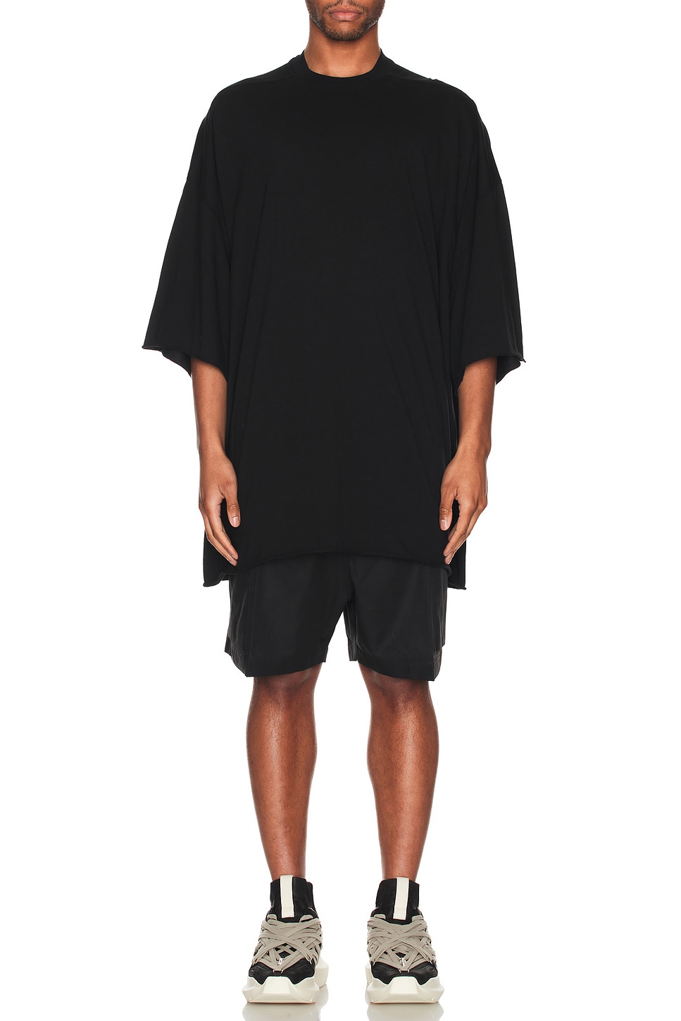Image 1 of Rick Owens Tommy T-shirt in Black
