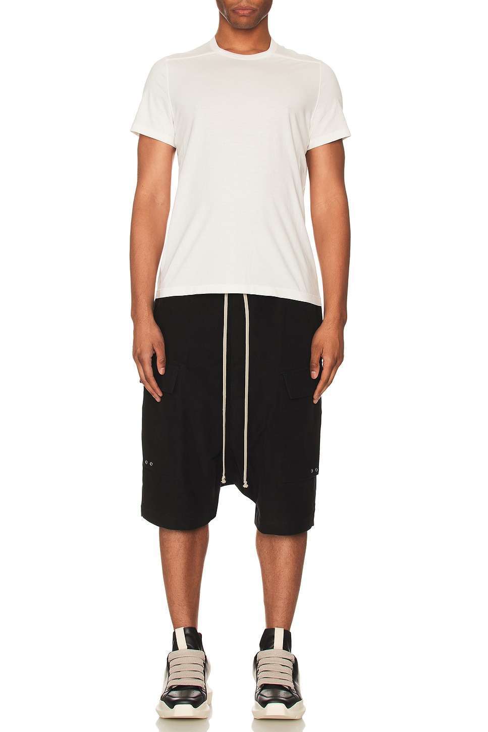 Image 1 of Rick Owens Short Level T in Milk