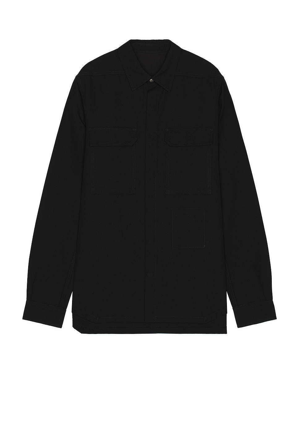 Image 1 of Rick Owens X Bonotto Outer Shirt in Black