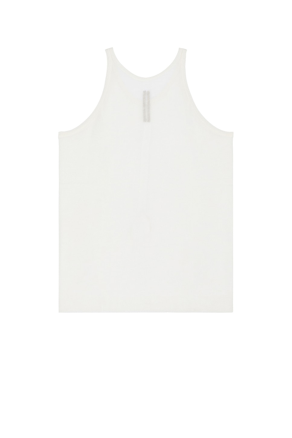 Shop Rick Owens Sheer Tank In Milk