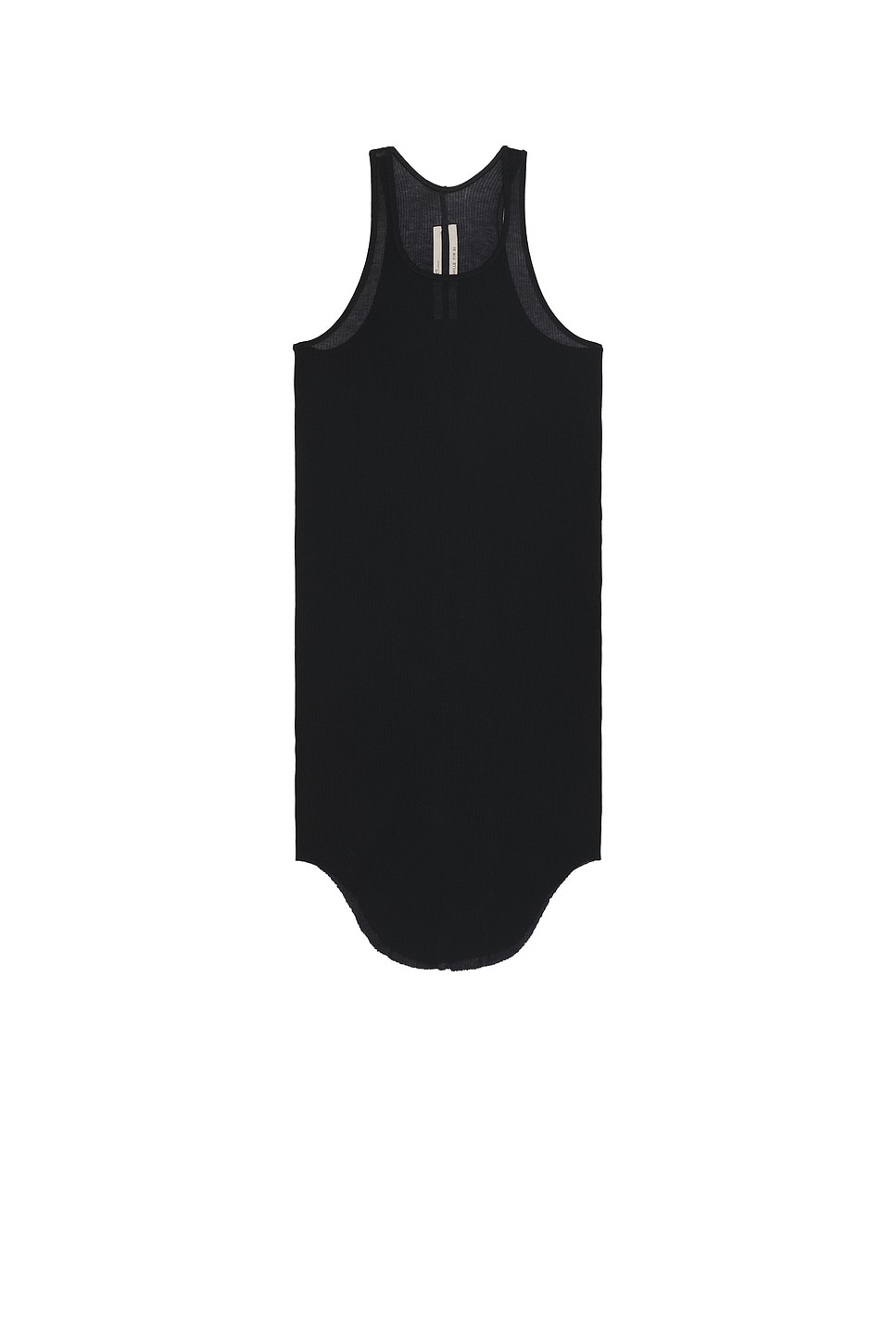 Basic Rib Tank in Black