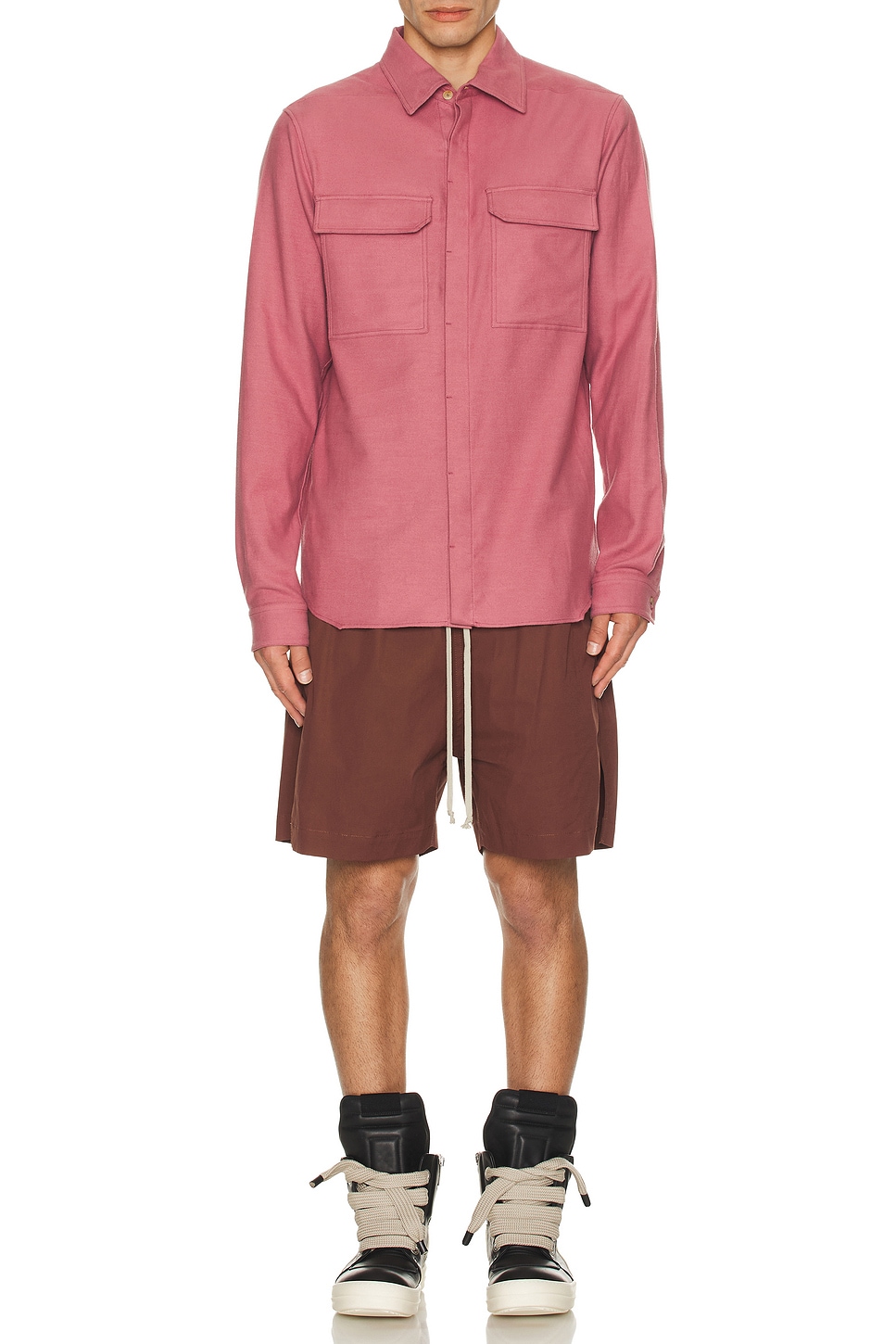 Image 1 of Rick Owens Work Shirt in Thulian
