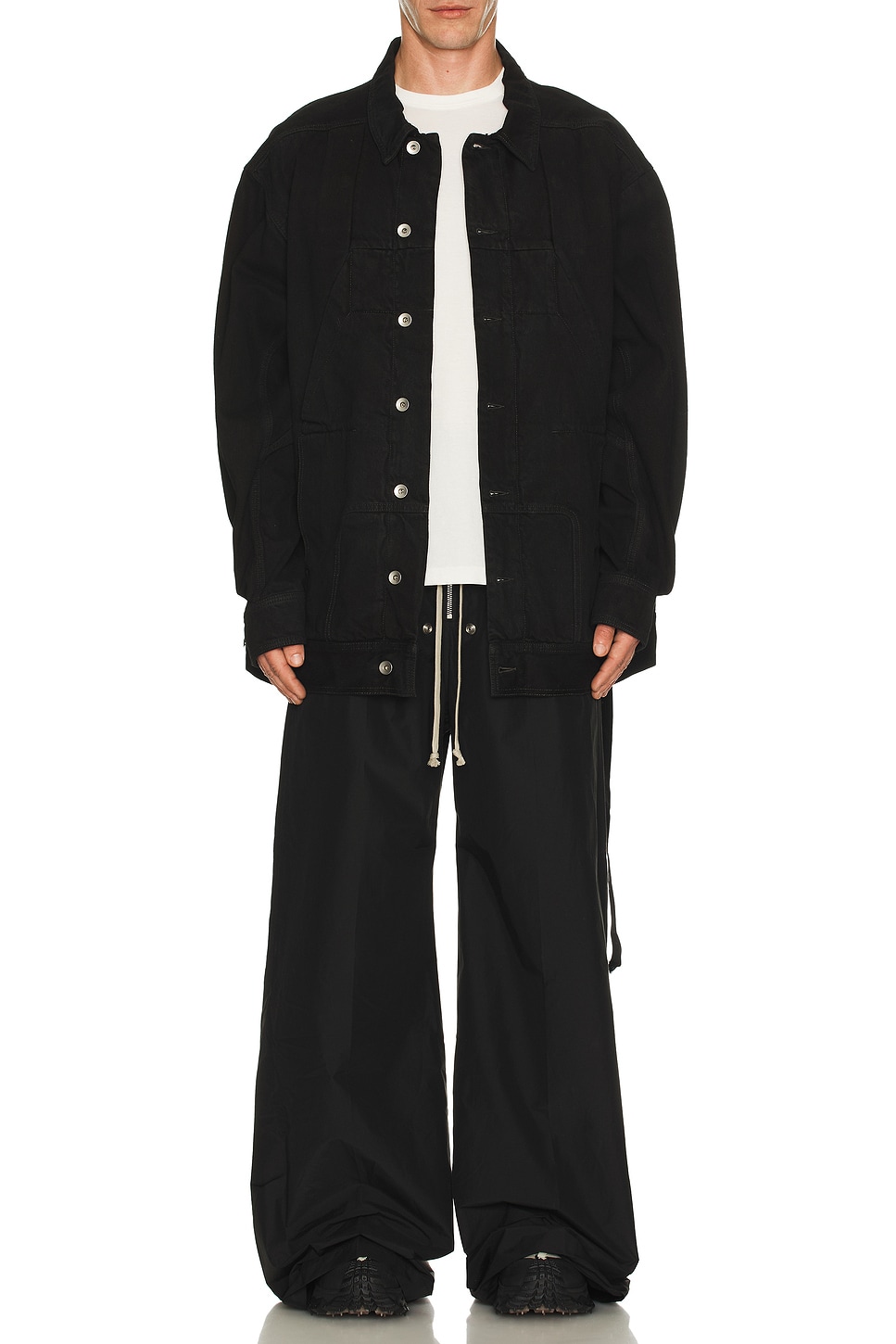 Image 1 of Rick Owens Brad Tee in Milk