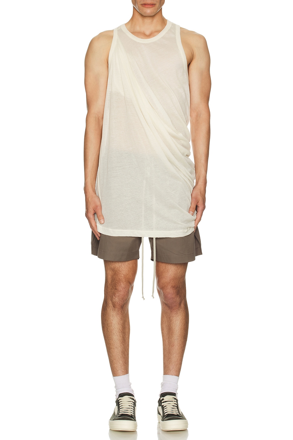 Image 1 of Rick Owens Anthem Tank in Natural