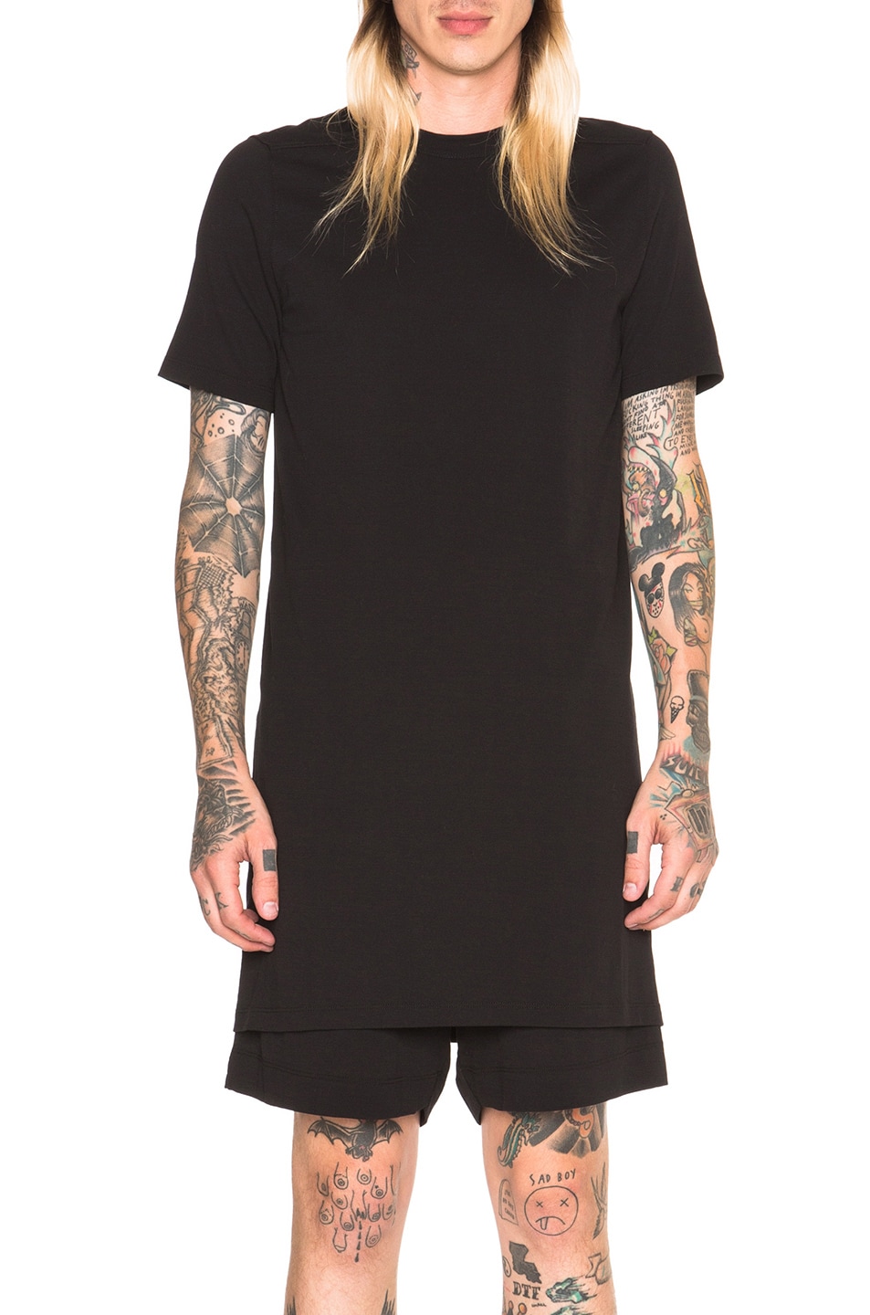 Image 1 of Rick Owens Level Tee in Black
