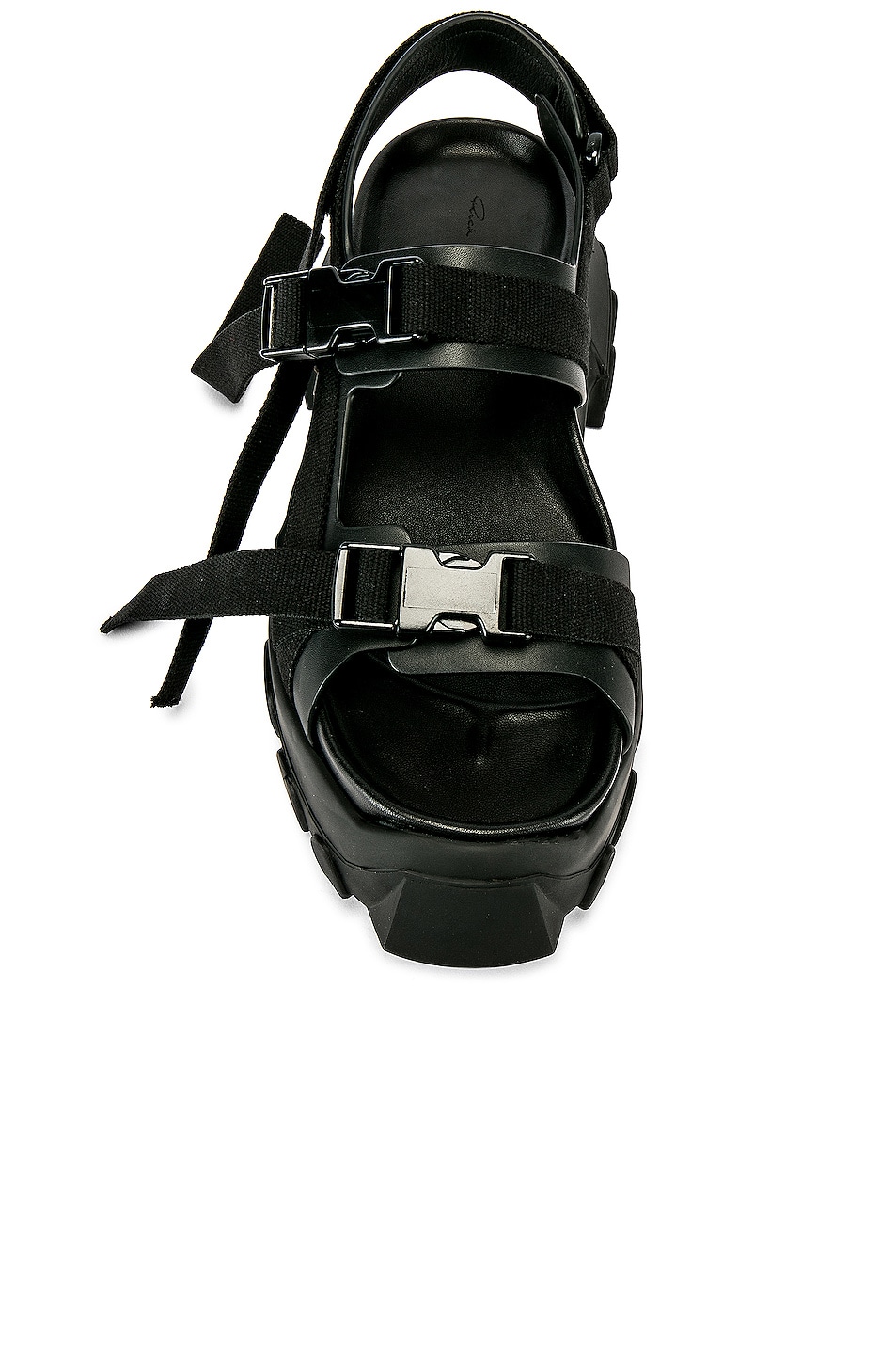 Rick Owens Tractor Sandals in Black | FWRD