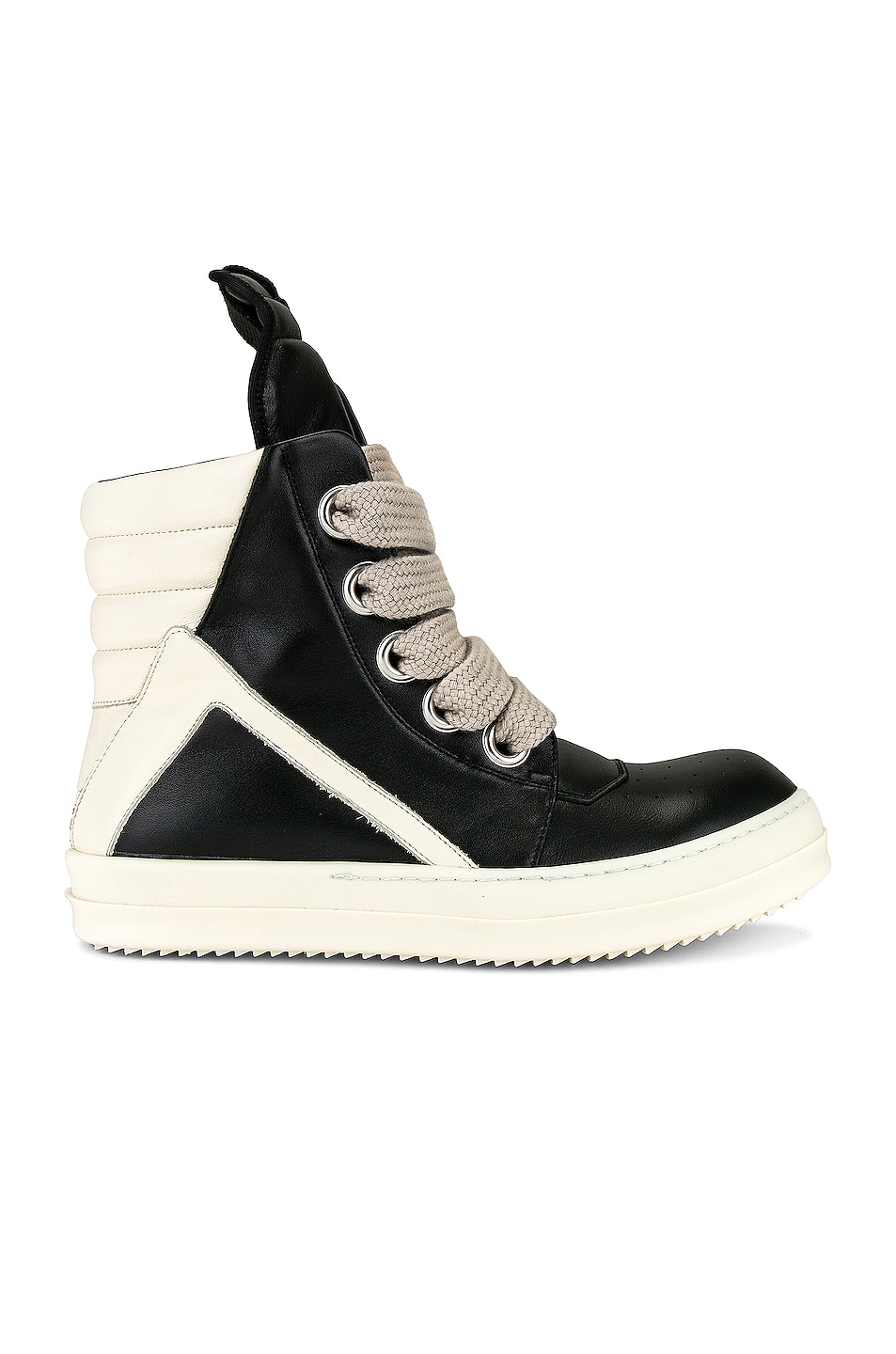 Image 1 of Rick Owens Geobasket in Black & Milk