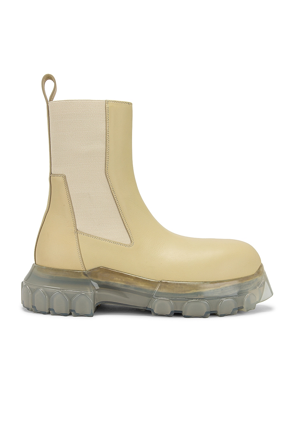Image 1 of Rick Owens Beatle Bozo Tractor in Vanilla & Clear