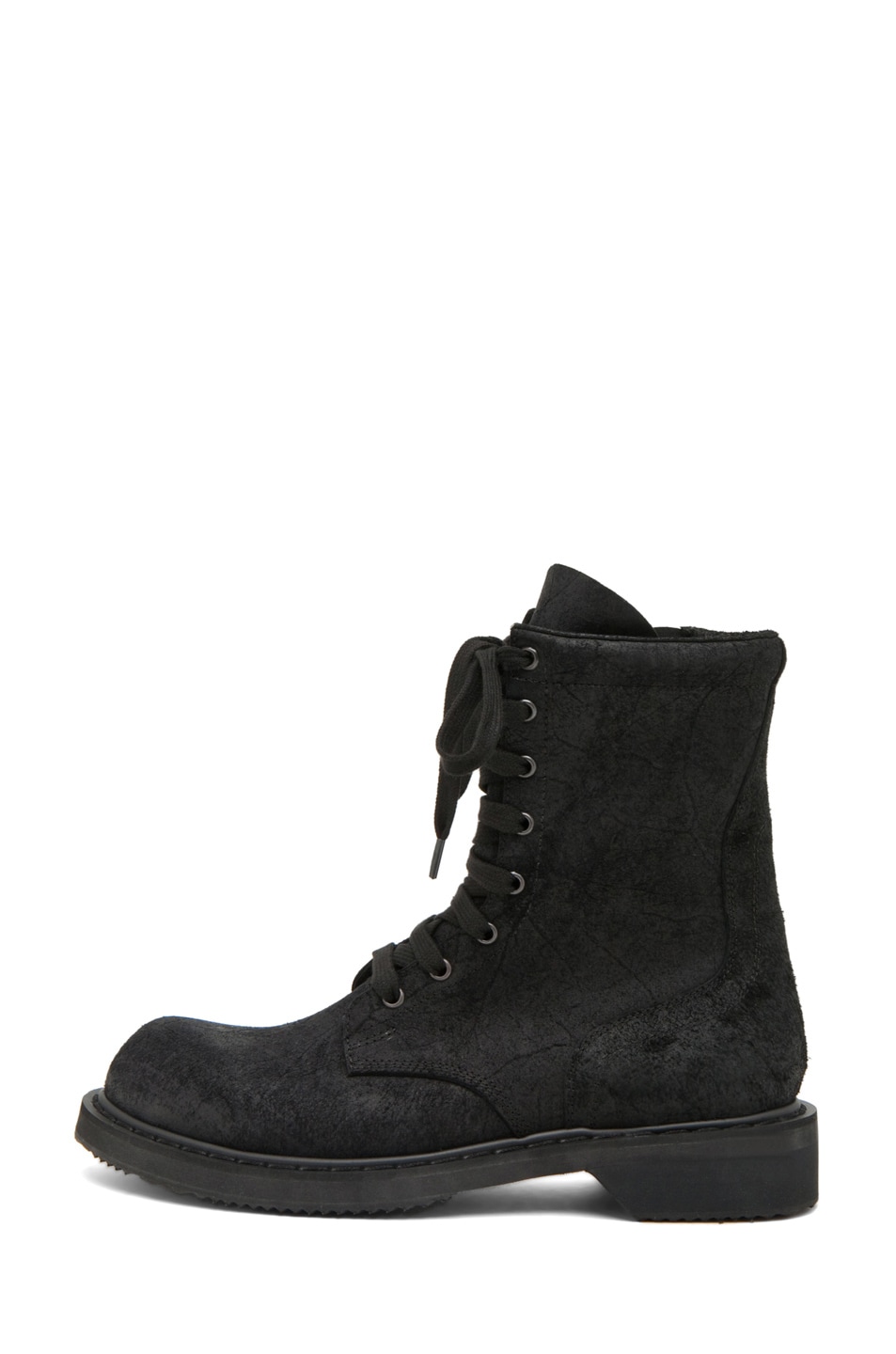Image 1 of Rick Owens Zipped Boot in Black