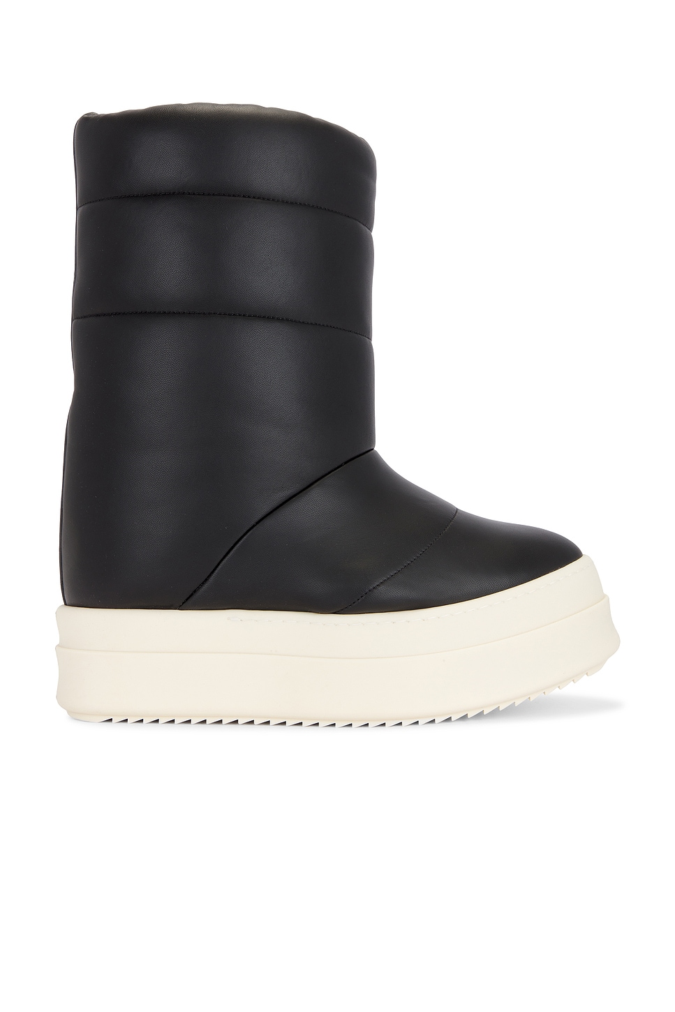 Image 1 of Rick Owens Mega Bumper Lunar in Black, Milk, & Milk