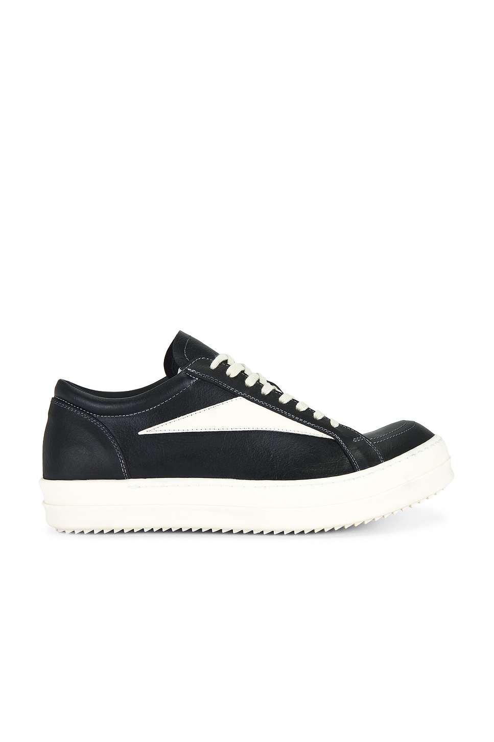 Image 1 of Rick Owens Vintage Sneakers in Black & Milk