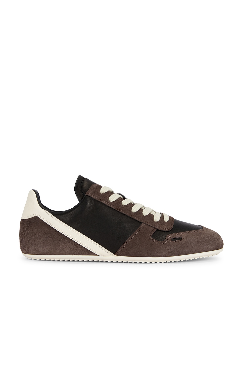 Image 1 of Rick Owens Minimal Sneaker in Dark Dust, Black, & Milk in Darkdust, Black, & Milk