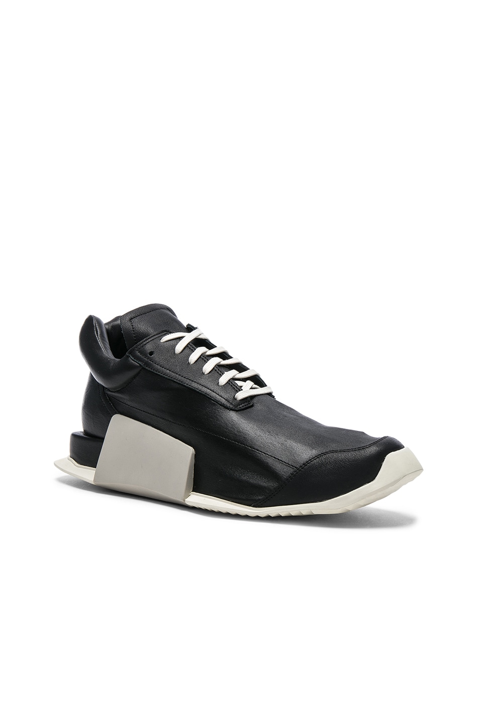 Image 1 of Rick Owens x Adidas Level Runner Boosts in Black