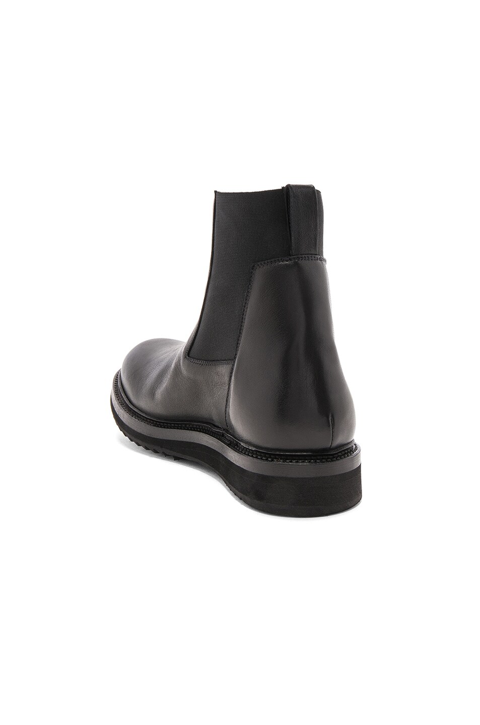 rick owens black creeper stocking boots
