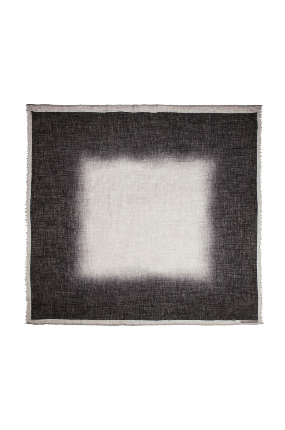 Image 1 of Rick Owens Ombre Scarf in Multi Black