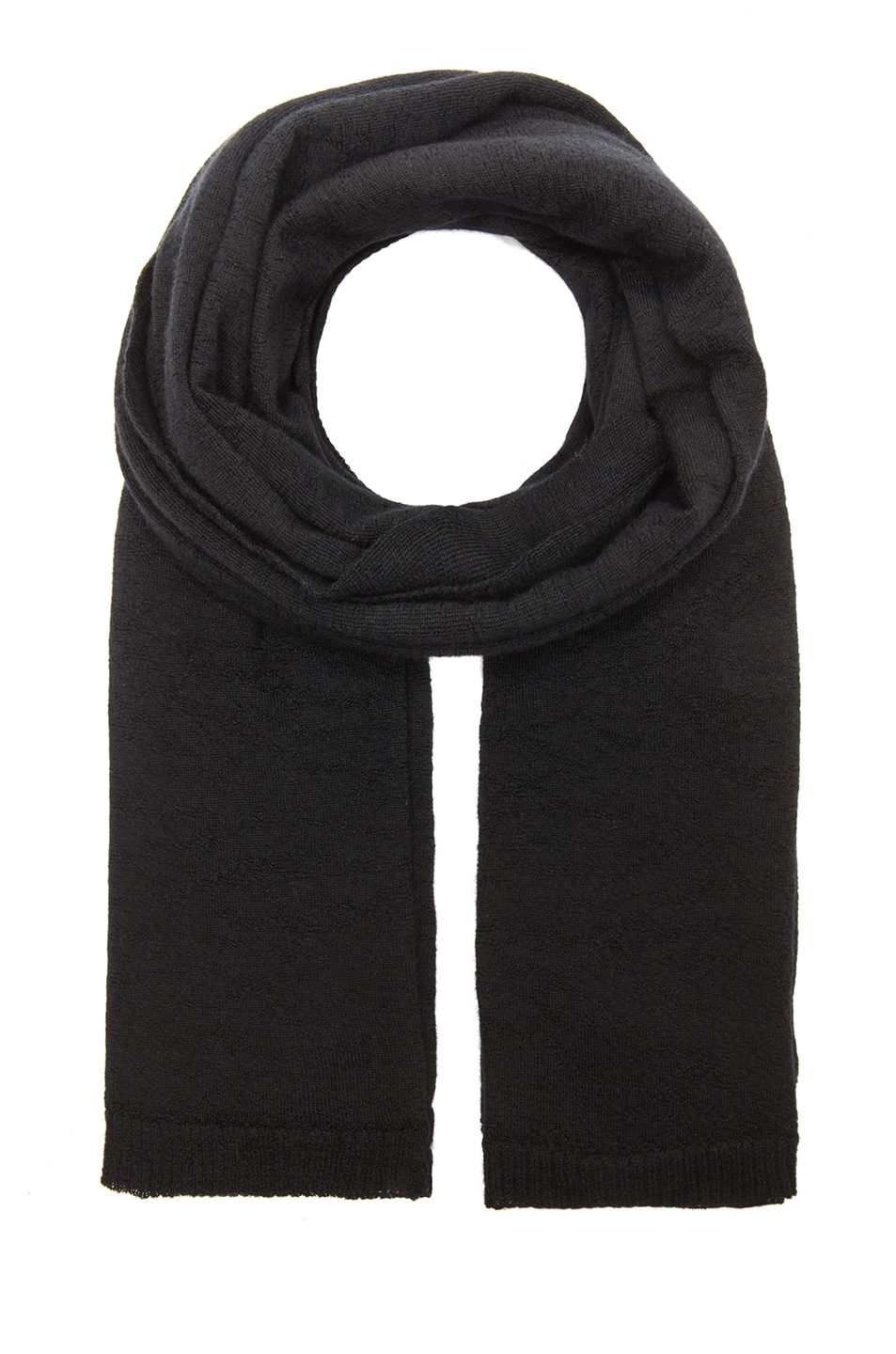 Image 1 of Rick Owens Cashmere Scarf in Black