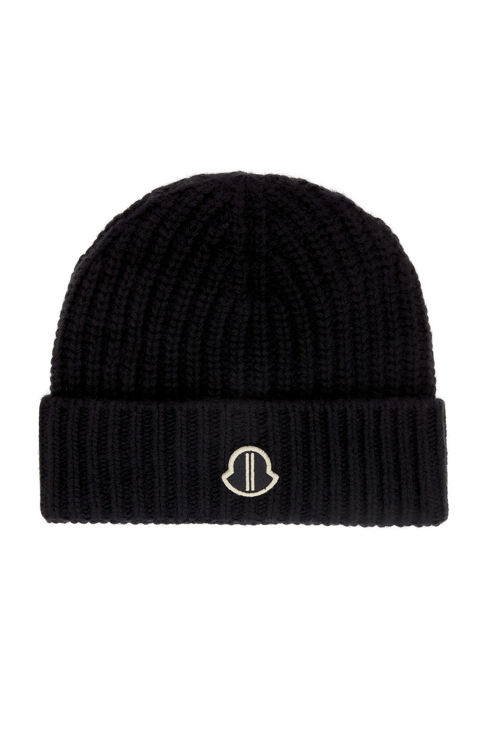 X Moncler Beanie in Black