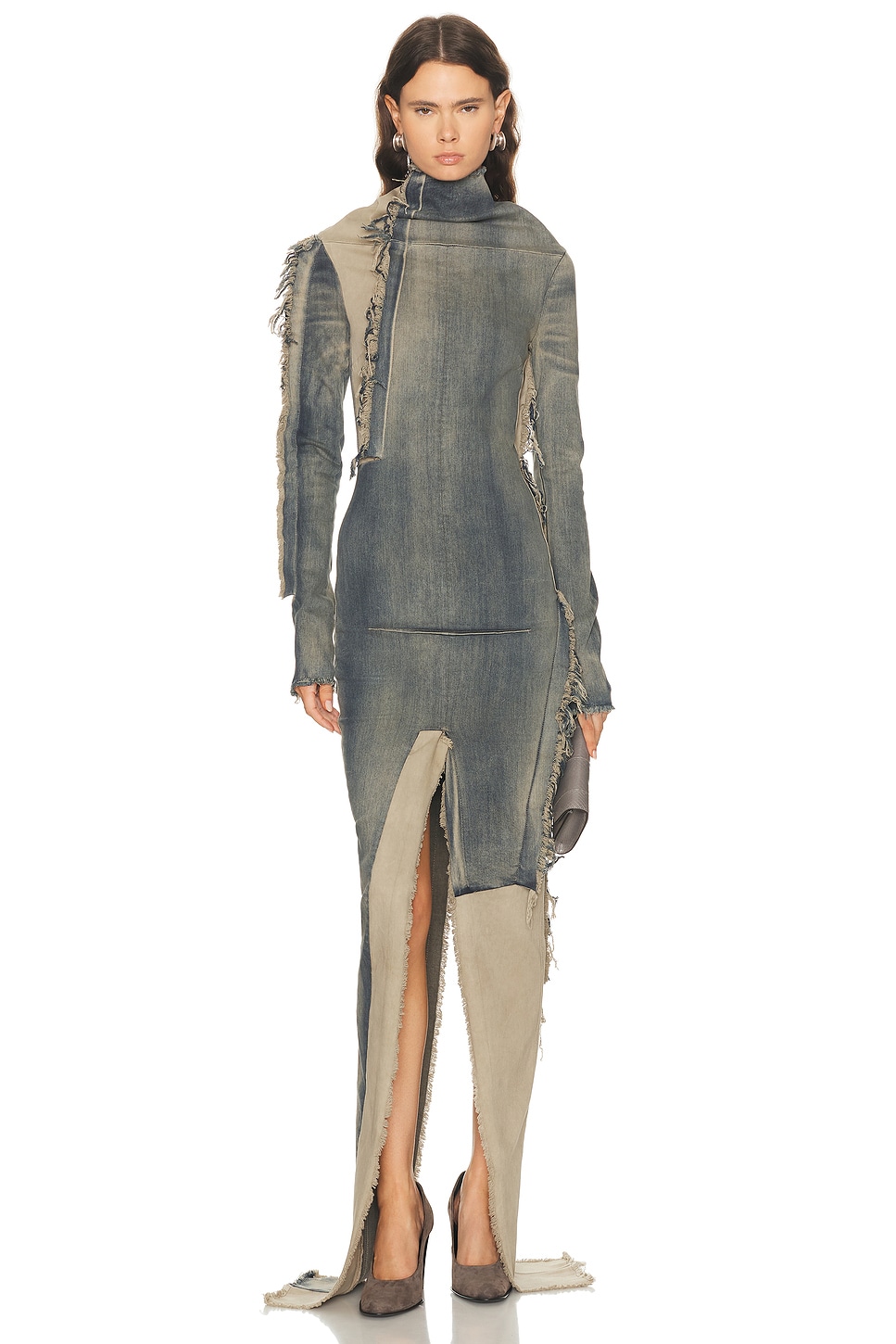 Rick Owens Etna Dress In Multi