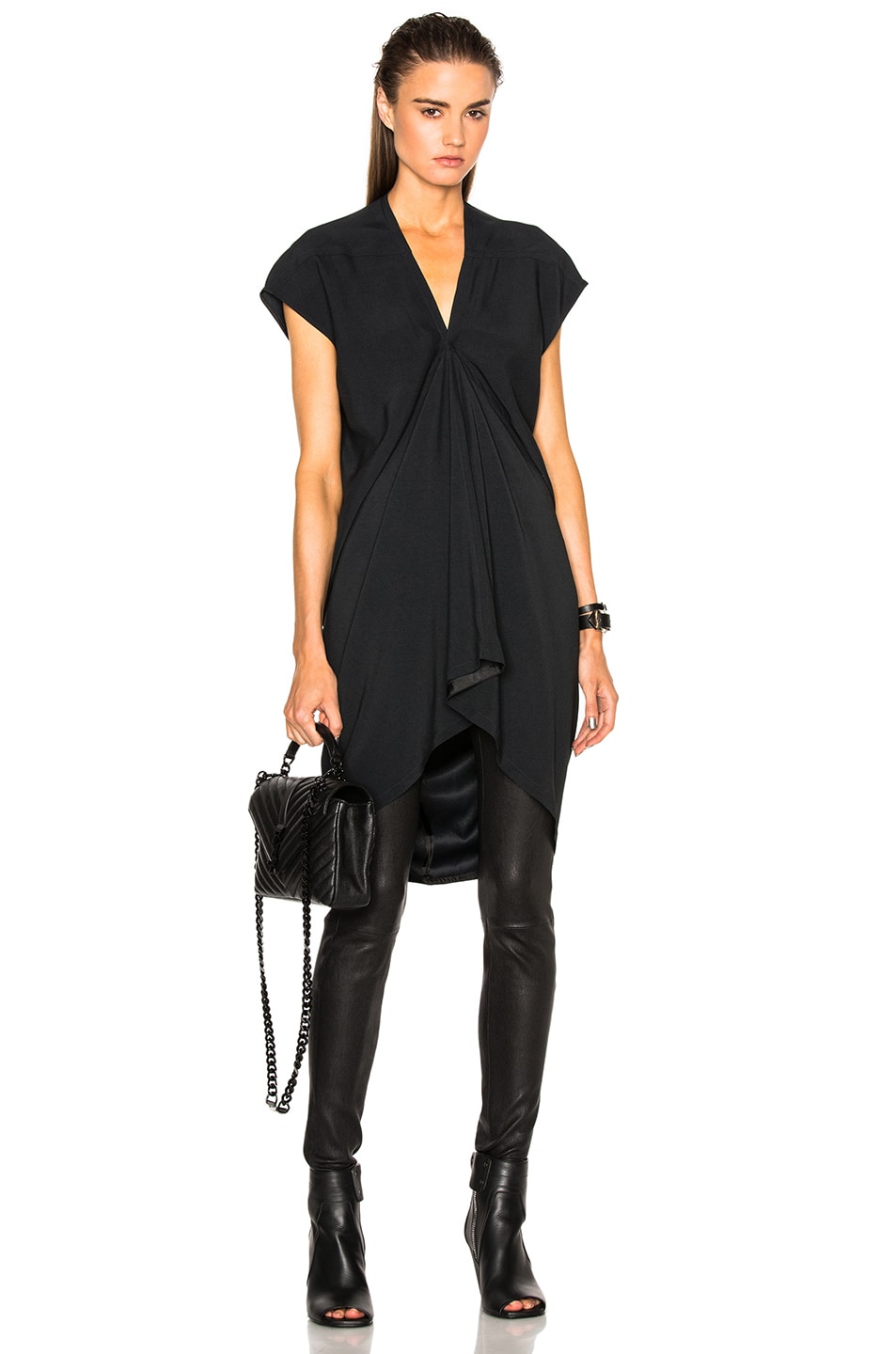 Image 1 of Rick Owens Kite Carapace Tunic in Black