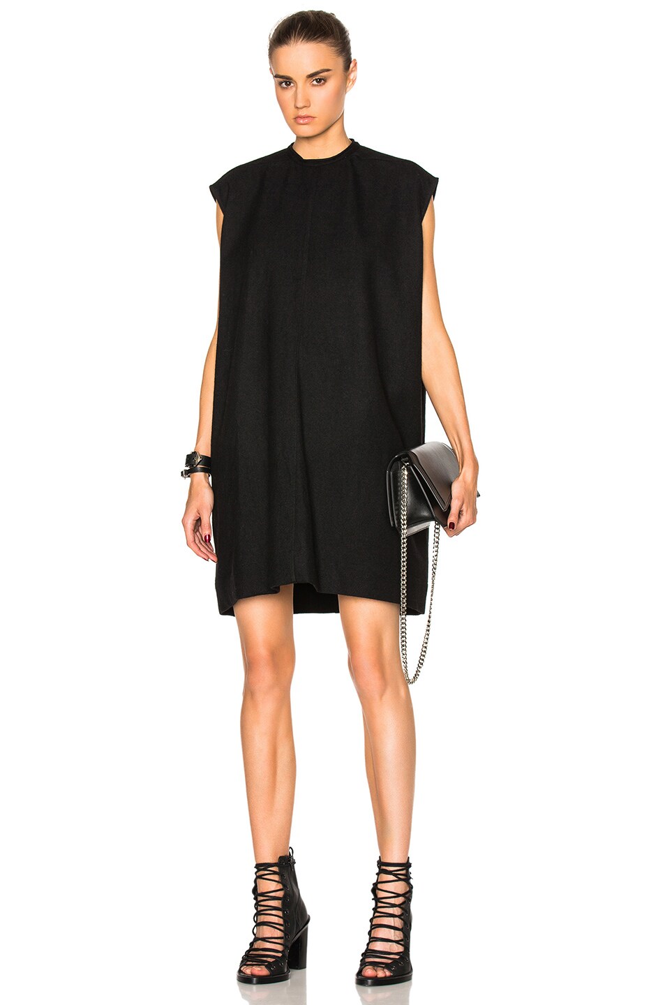 Image 1 of Rick Owens Wool Audrey Tunic in Black