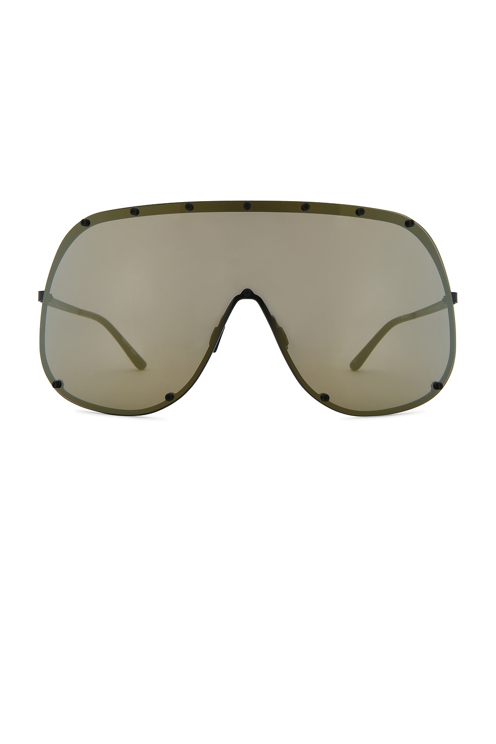 Rick Owens Shield Sunglasses In Black