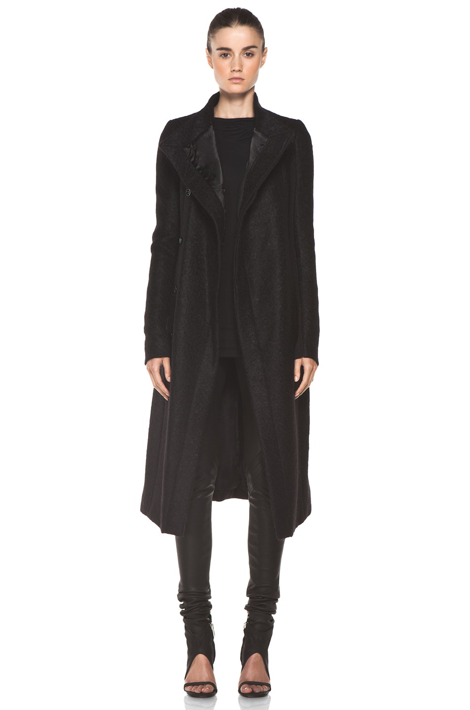 Image 1 of Rick Owens Eileen Coat in Black