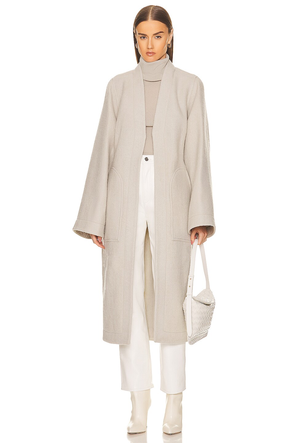 Image 1 of Rick Owens Dagger Robe in Pearl