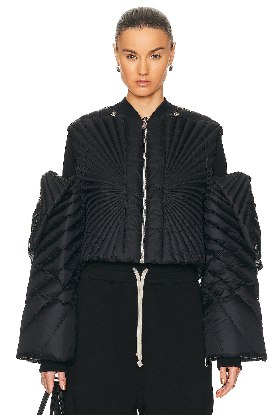 RICK OWENS Rick Owens x Moncler Radiance Peter Jacket (Black)