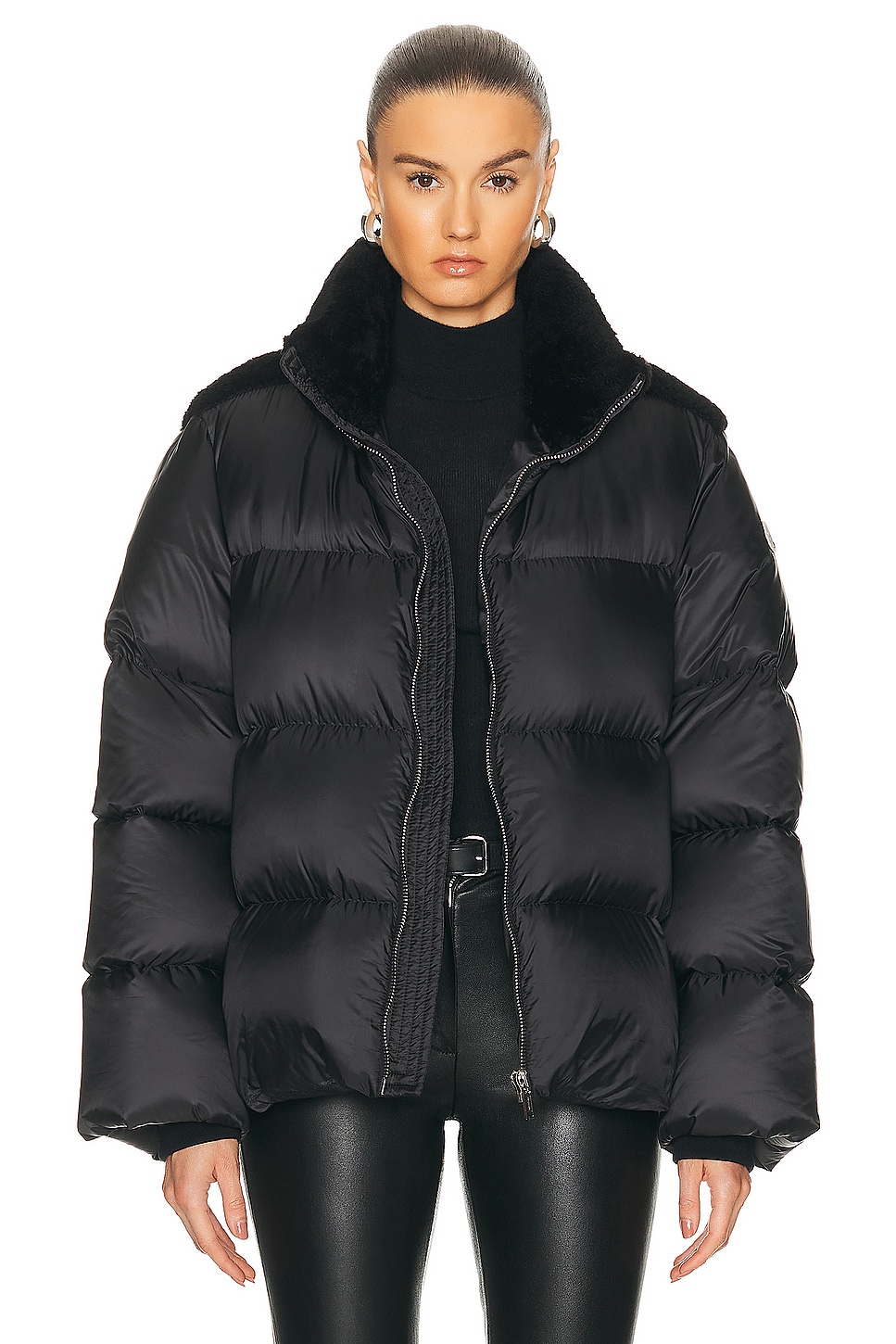 Image 1 of Rick Owens X Moncler Cyclopic Jacket in Black