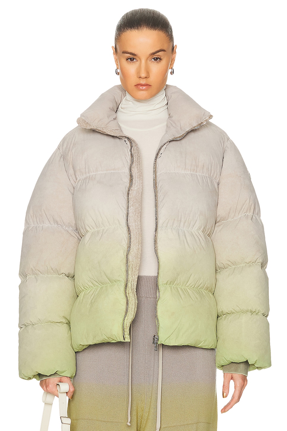 Image 1 of Rick Owens X Moncler Cyclopic Jacket in Acid Degrade