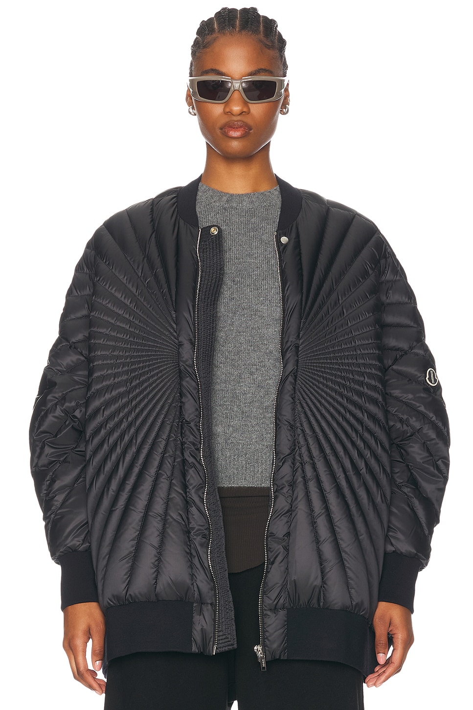 Image 1 of Rick Owens X Moncler Radiance Peter Jacket in Black