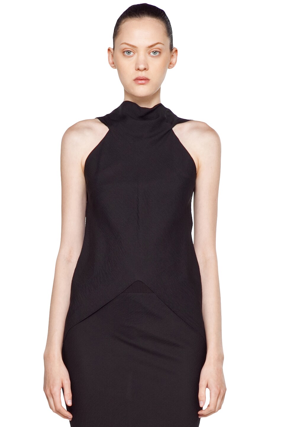 Image 1 of Rick Owens Open Back Top in Black